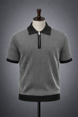Polo golf Homme à Fermeture Zippée - Élégant