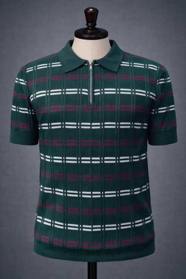 Polo Homme Style Golf à Col Zippé – Élégant et Moderne