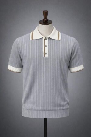 Polo Homme Style Golf à Boutons – Élégant et Confortable